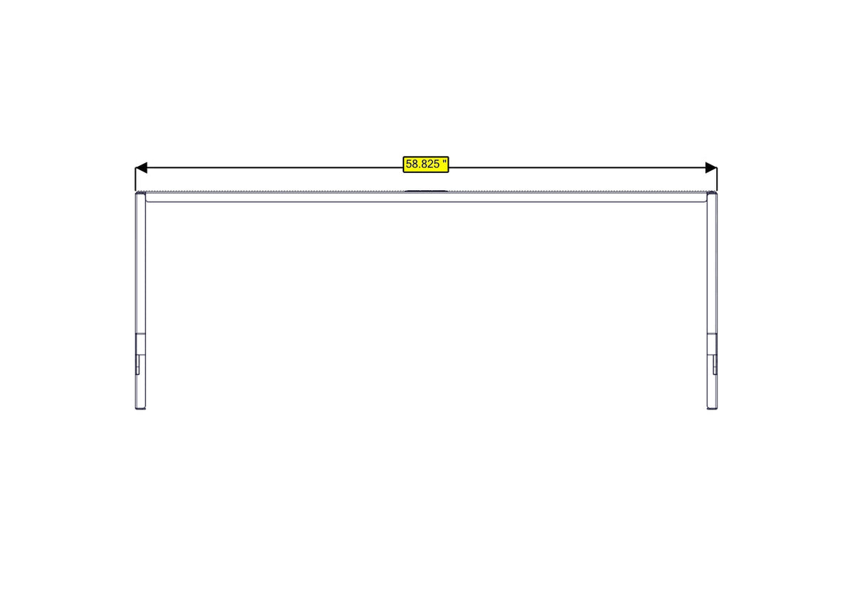 RB Components Sofa Storage Box, 58", Deep