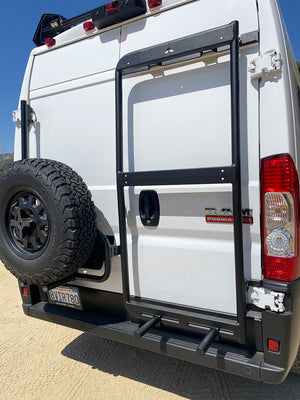 Aluminess 2014+ Ram ProMaster Passenger Side Box and Bike Carrier