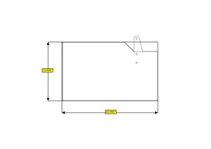 RB Components Sofa Storage Box, 76", Deep
