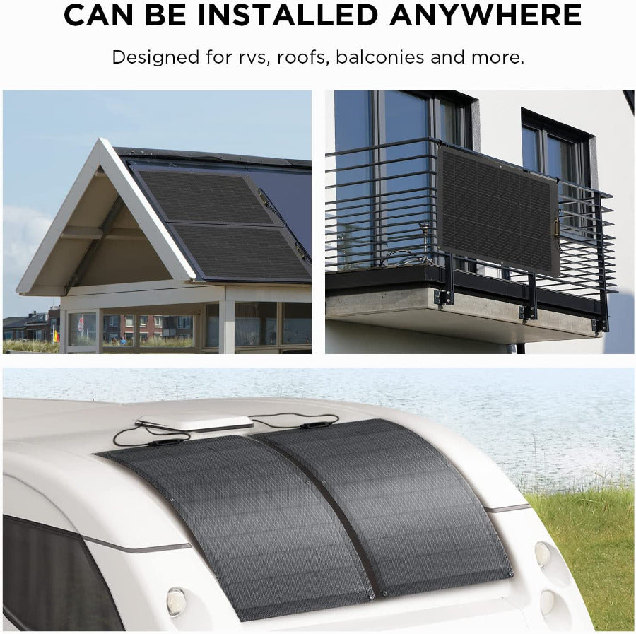 EcoFlow 100W Flexible Solar Panel – Campervan HQ