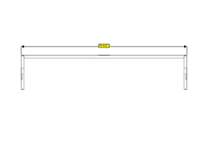 RB Components Sofa Storage Box, 58", Shallow