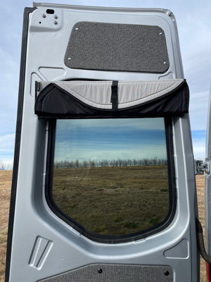 VanEssential Mercedes Sprinter Stealth Rear Door Window Covers (Pair)