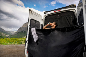 VanEssential Rear Door Shower Screen