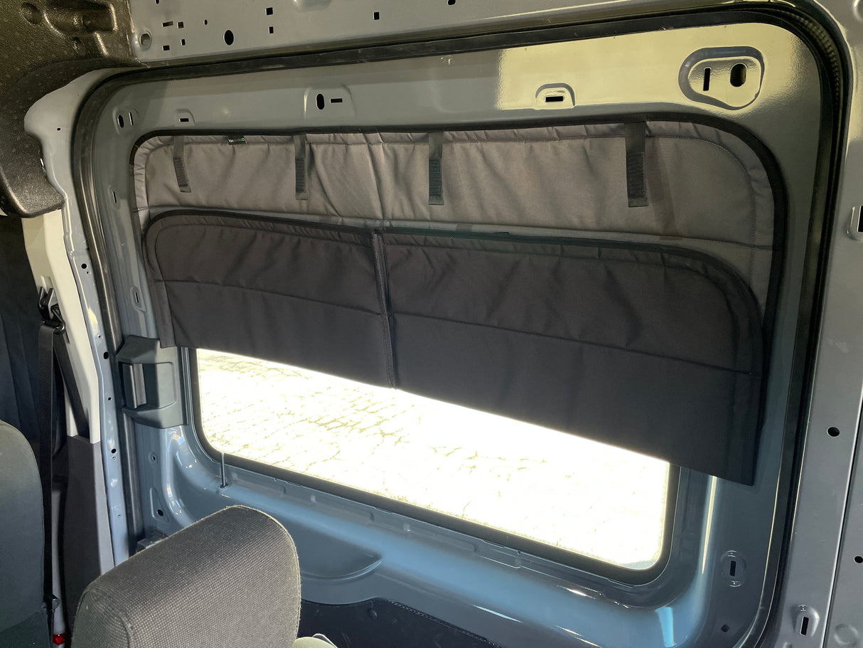 VanEssential Ford Transit Stealth Sliding Door Window Cover