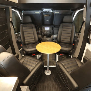 RB Components 20" Round Bamboo Table