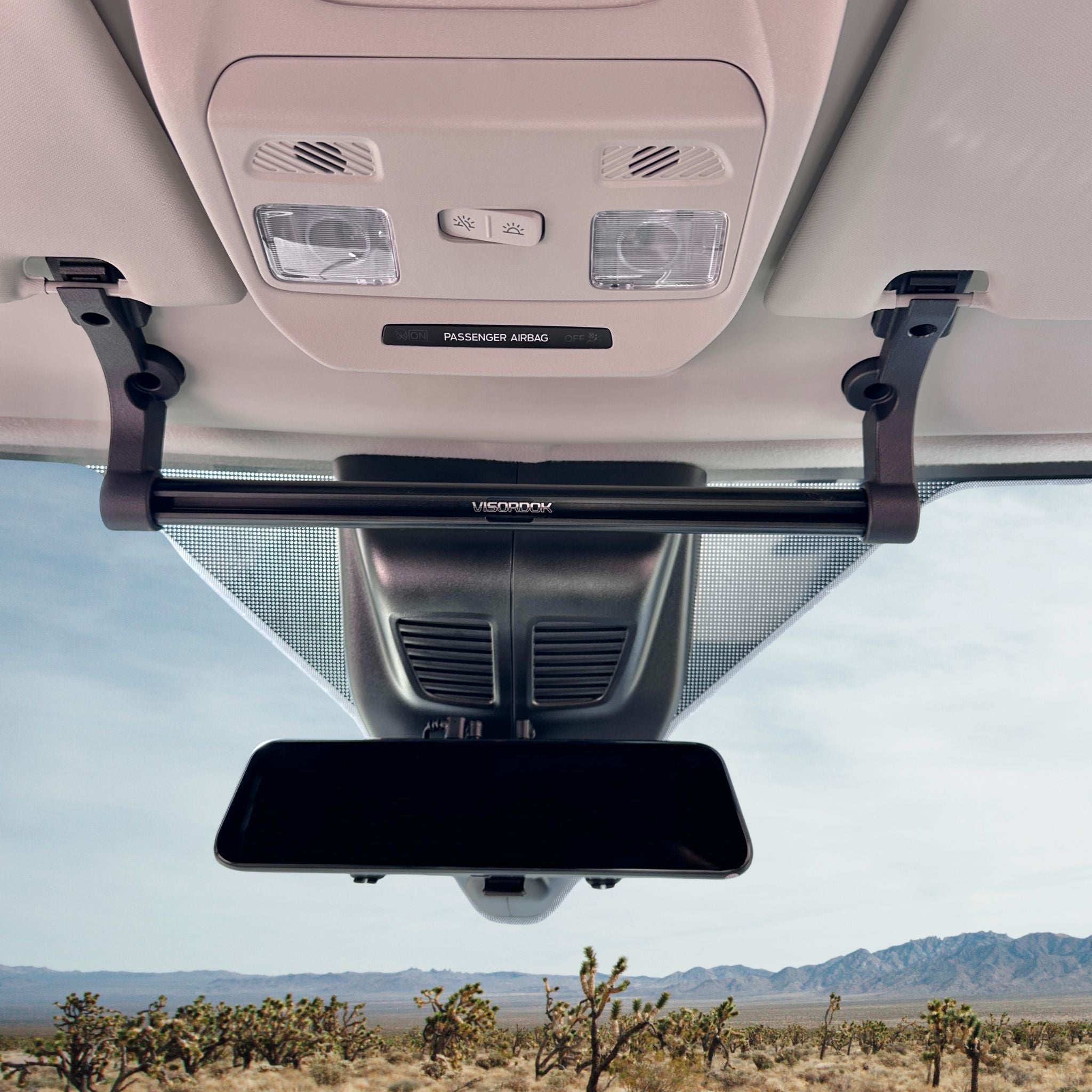 TERRA X Ford Transit Visor Mount - VISORDOK – Carbon Fiber Mount