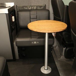 RB Components 20" Round Bamboo Table