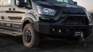 Aluminess 2020+ Ford Transit Front Winch Bumper With Bull Bar