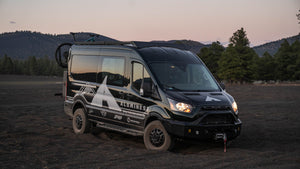 Aluminess 2020+ Ford Transit Front Winch Bumper With Bull Bar