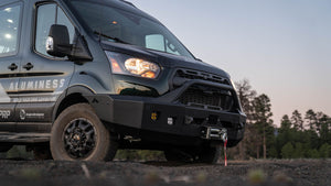 Aluminess 2020+ Ford Transit Front Winch Bumper With Bull Bar