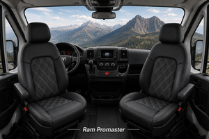 Ram ProMaster Seat Covers 1st Row - 1500 / 2500 / 3500 Cargo Van 2017-2026