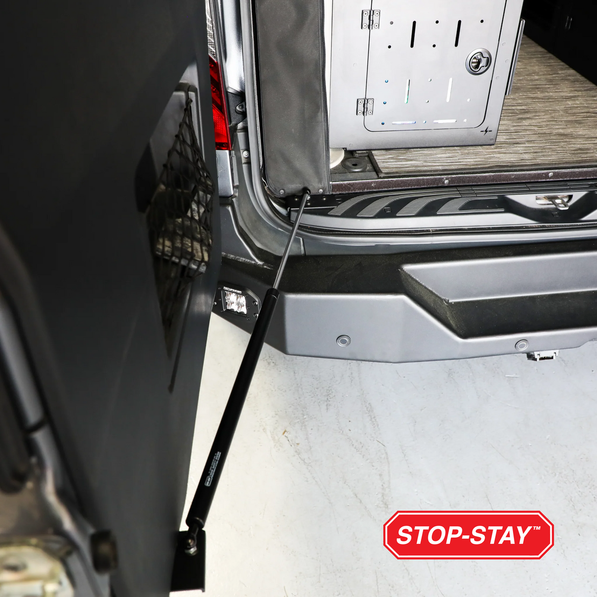 Canyon Adventure Vans STOP-STAY Door Safety System for Mercedes Sprinter (Patented)