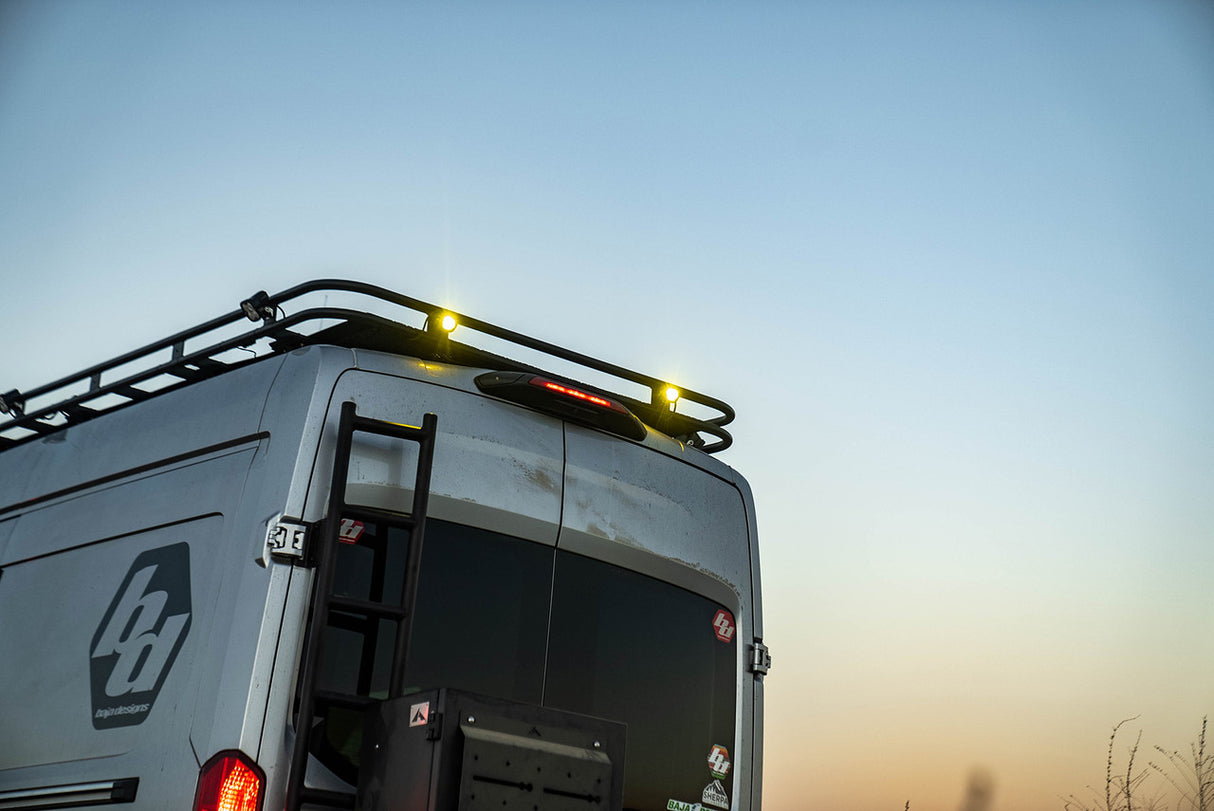 Aluminess 2015+ Ford Transit Rear Door Ladder