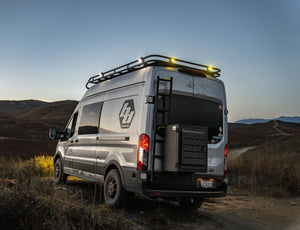 Aluminess 2015+ Ford Transit Rear Door Ladder