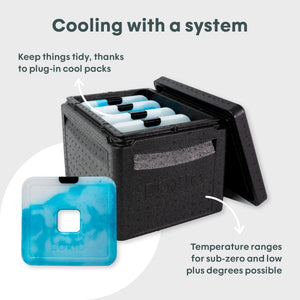 Boxio Cool Plus Passive Cooler box with Cool Packs