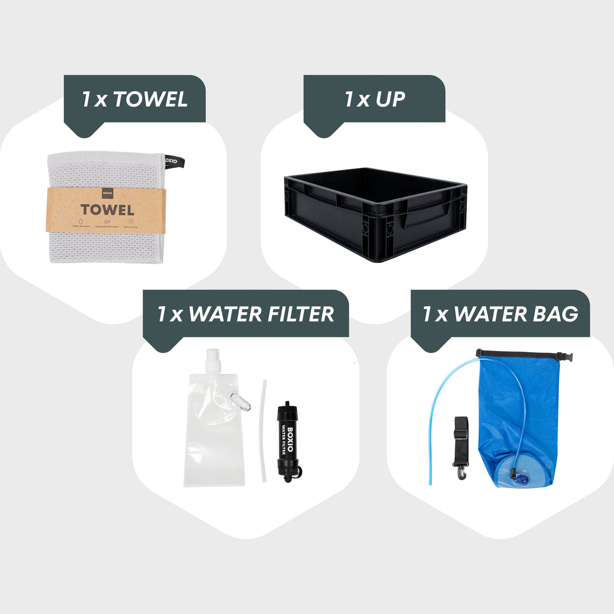 Boxio Wash Up Water Filter System in Eurobox