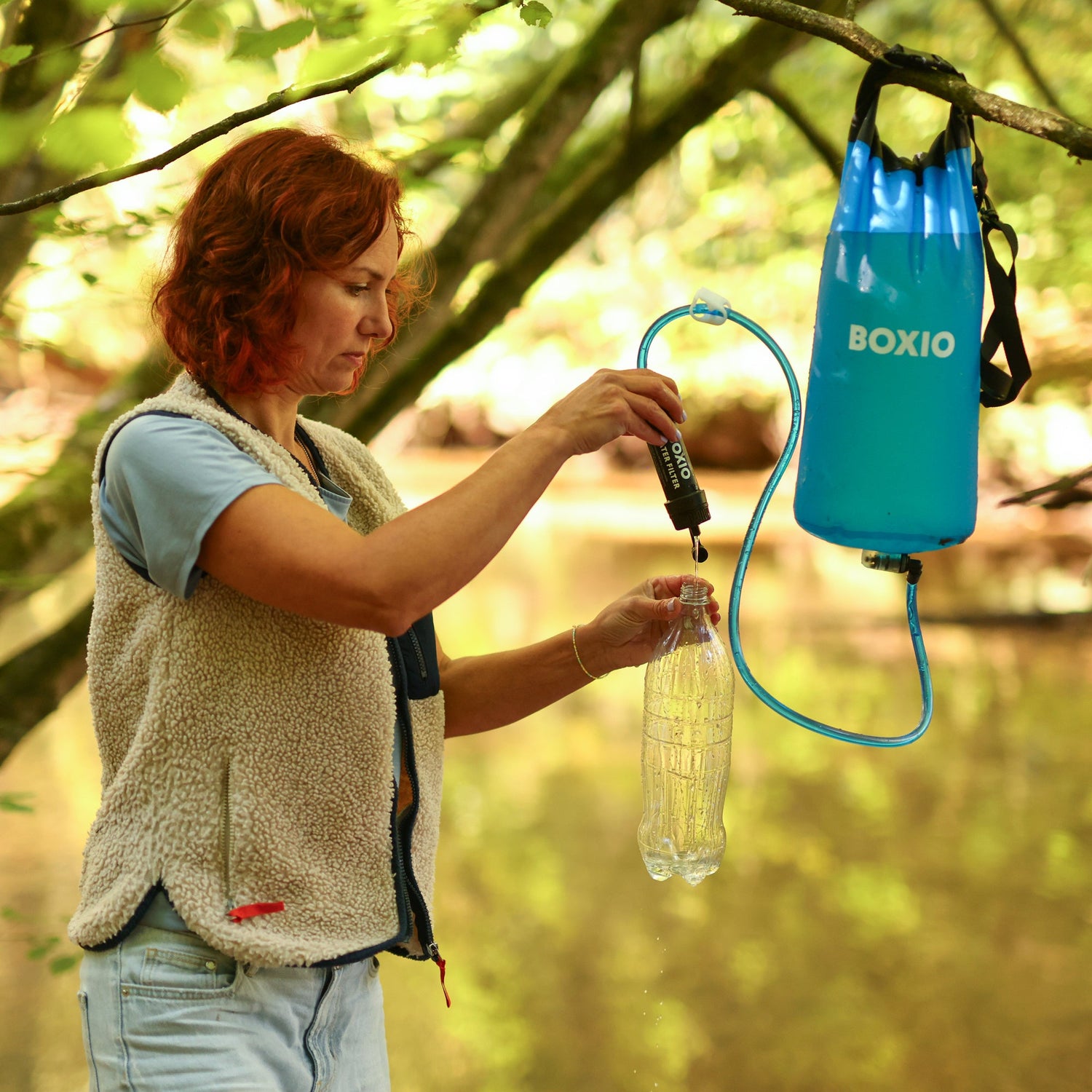 Boxio Water Filter System - 1.32 gal Water Bag