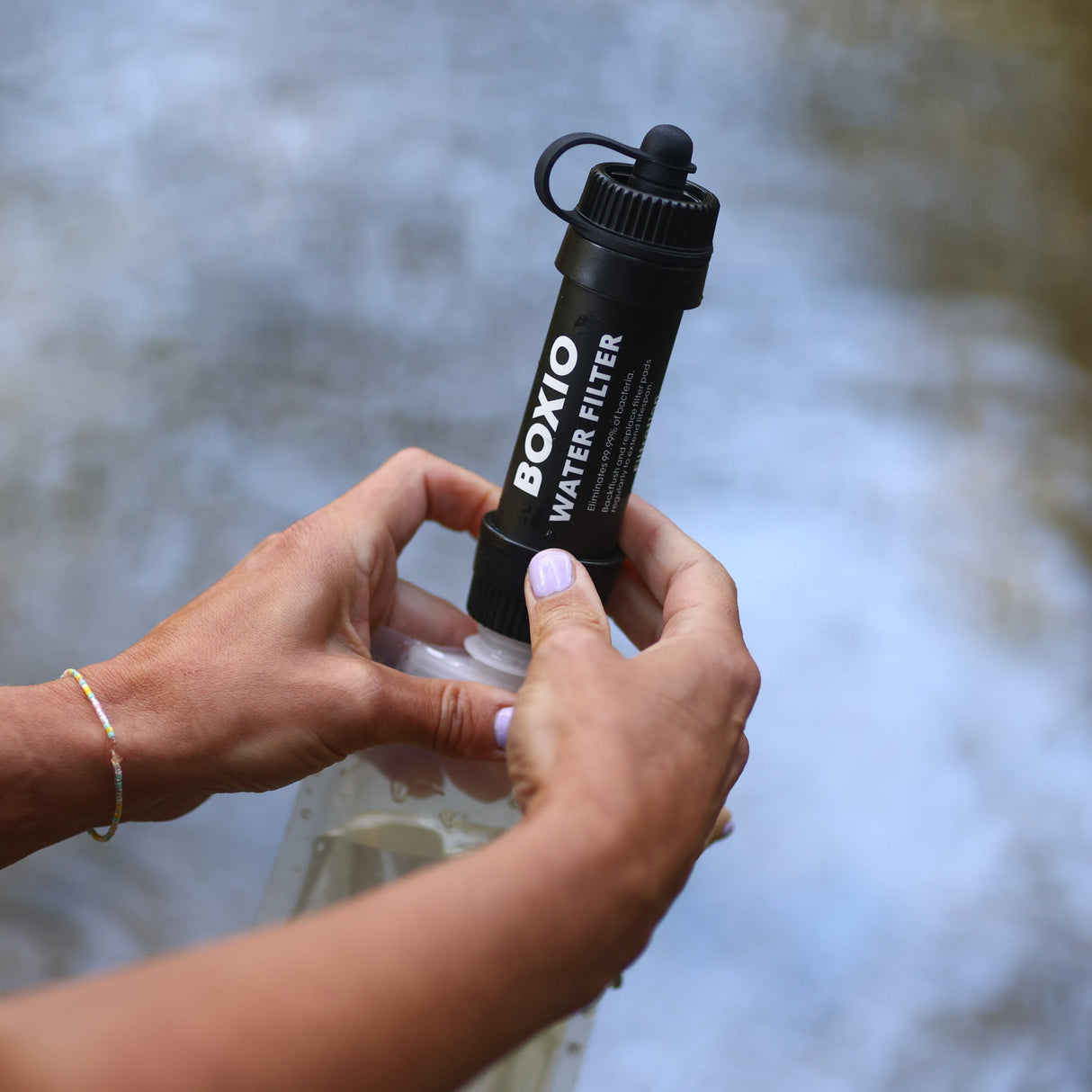 Boxio Water Filter System - 1.32 gal Water Bag