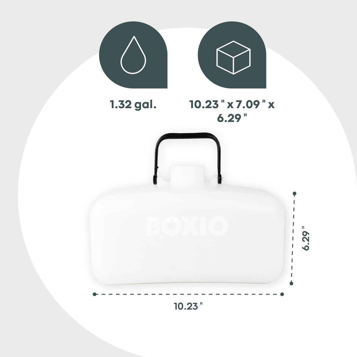 Boxio Canister - 1.32 Gallon
