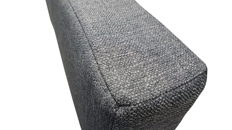 RB Components 76" Fabric-Loose Back Rest Triangle Cushion-  Charcoal Cloth