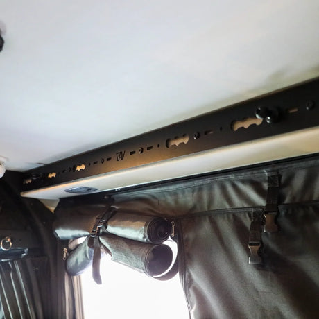 Canyon Adventure Vans L-Track PRO for Overhead Sliding Door for Storyteller Overland Mode