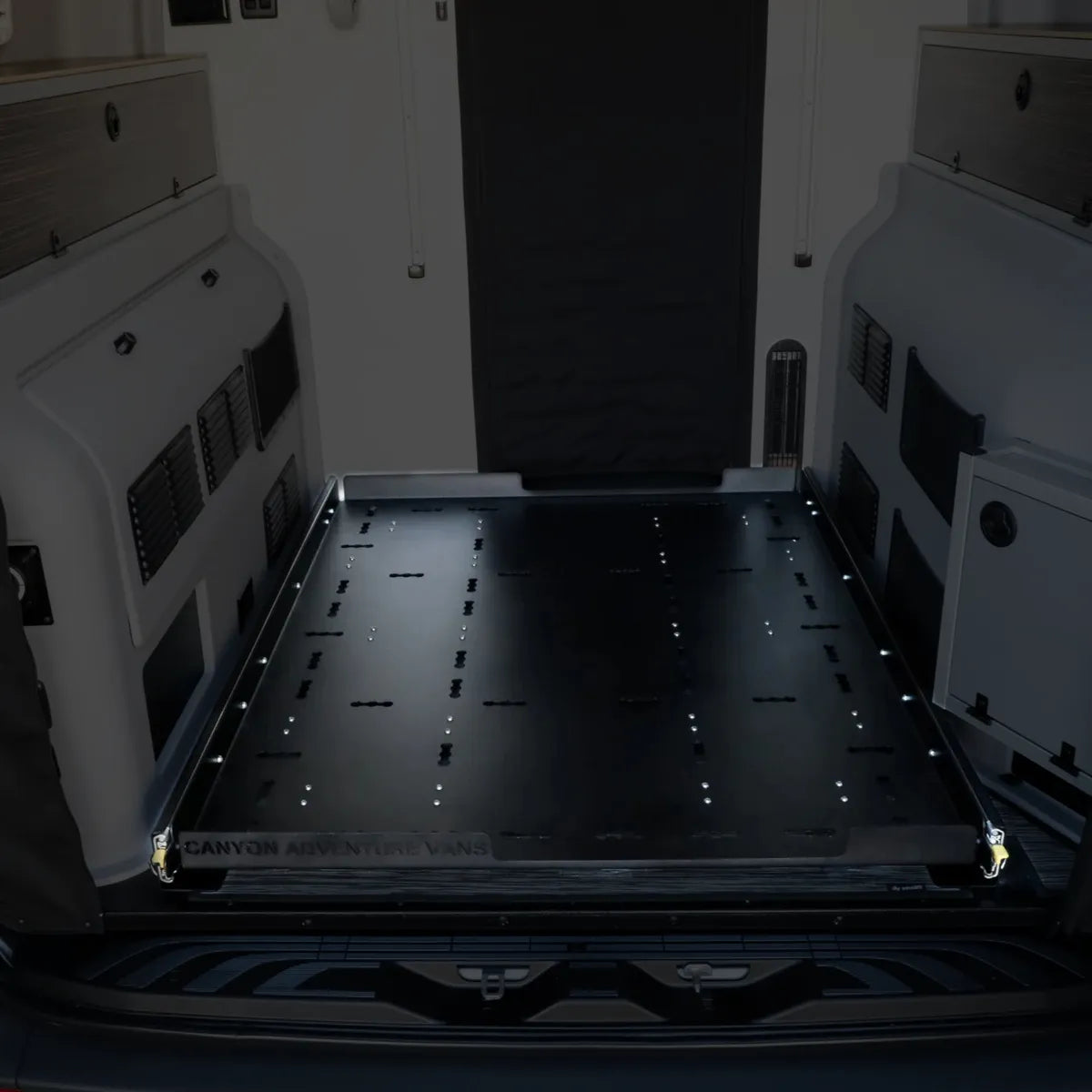 Canyon Adventure Vans Garage Slide Out Deck
