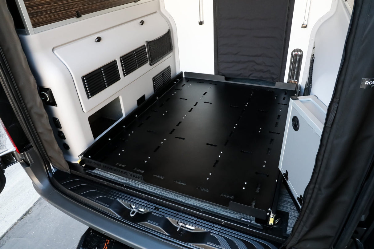 Canyon Adventure Vans Garage Slide Out Deck
