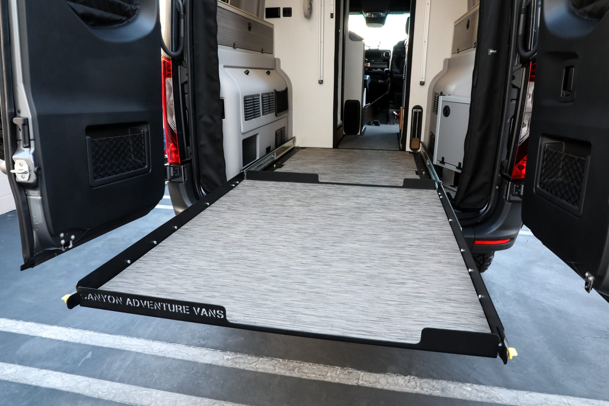 Canyon Adventure Vans Garage Slide Out Deck