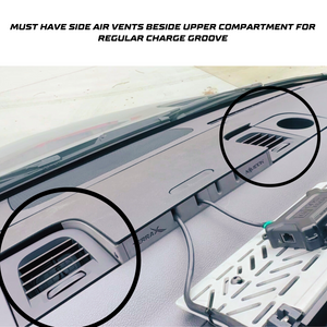 TERRA X Mercedes Sprinter Dash Console Cable Organizer - CHARGE GROOVE