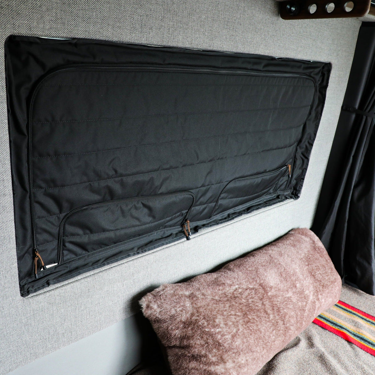 Canyon Adventure Vans CLIMA-SHADE Insulated Groove Lounge Window Cover - STO