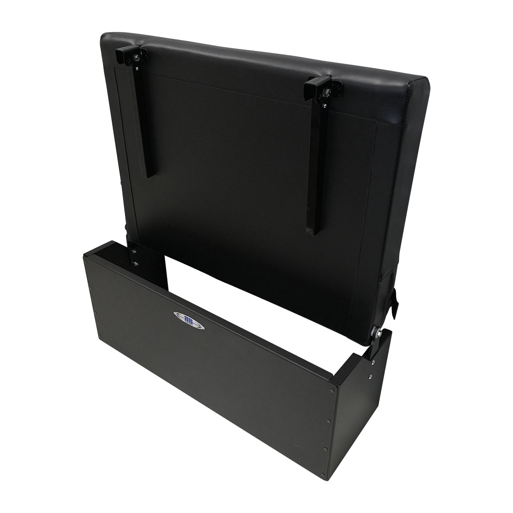 RB Components 34" Folding Bench Seat - Carbon Fiber Vinyl