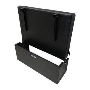 RB Components 34" Folding Bench Seat - Carbon Fiber Vinyl