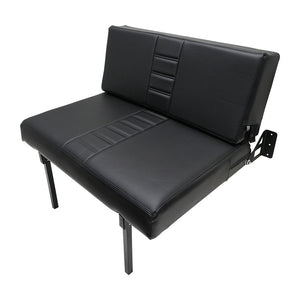RB Components 34" Folding Bench Seat - Carbon Fiber Vinyl