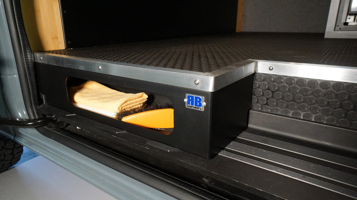 RB Components 2007+ Sprinter Van - Sliding Door Floor Extension w/Access for wood sub floor trim