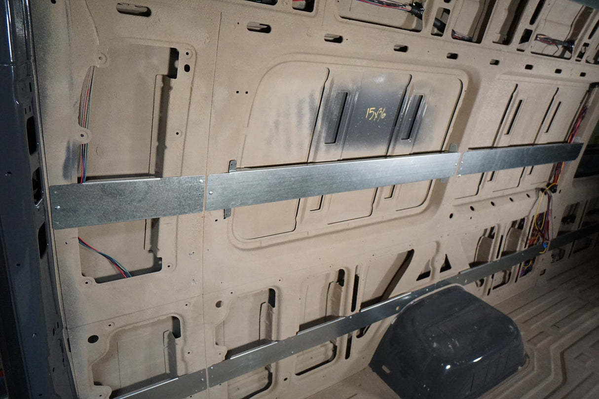 RB Components 2007+ Sprinter Van 170 EXT - 43" - 45" High Panel Bed Brace Kit