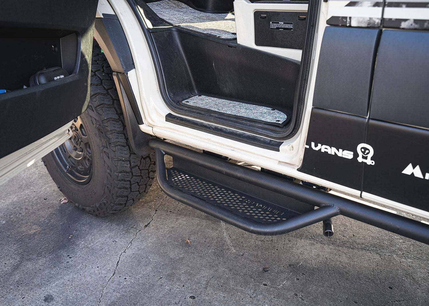 Sprinter Side Steps - Tube Version (Driver Side) | Roambuilt Van ...