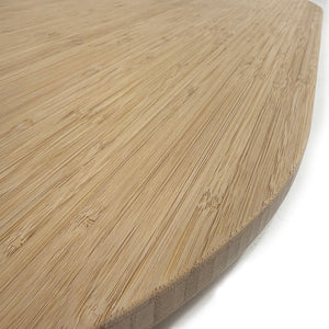 RB Components 20" x 36"  Obround Bamboo Table