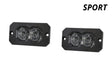 Diode Dynamics C2 2.0 Sport White Flood Flush RBL (Pair)-1