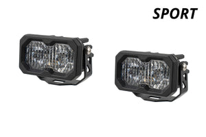 Diode Dynamics C2 2.0 Sport White Flood Standard ABL (Pair)-1