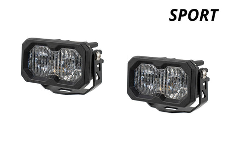 Diode Dynamics C2 2.0 Sport White Flood Standard RBL (Pair)-1