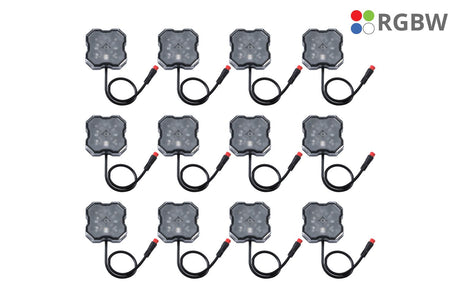 Diode Dynamics RGBW Rock Light Installer Kit w Controller (12-pack)-1