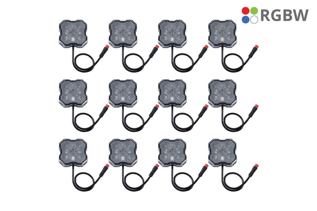 Diode Dynamics RGBW Rock Light Installer Kit w Controller (12-pack)-1
