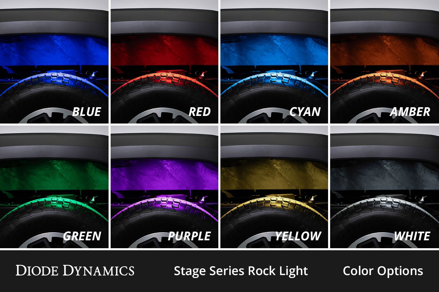 Diode Dynamics RGBW Rock Light Installer Kit w Controller (12-pack)-6