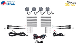 Diode Dynamics RGBW Rock Light Installer Kit w Controller (12-pack)-7