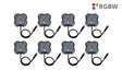 Diode Dynamics RGBW Rock Light Installer Kit w Controller (8-pack)-1