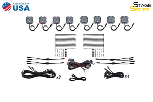 Diode Dynamics RGBW Rock Light Installer Kit w Controller (8-pack)-7