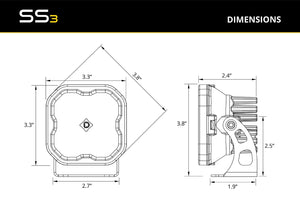 Diode Dynamics SS3 Pro ABL White Combo (Pair)-9