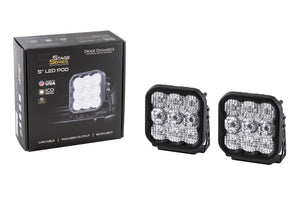 Diode Dynamics SS5 LED Pod Pro White Combo (Pair)-4