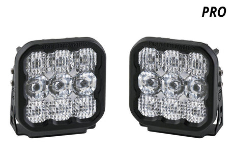 Diode Dynamics SS5 LED Pod Pro White Spot (Pair)-1