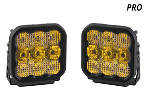 Diode Dynamics SS5 LED Pod Pro Yellow Combo (Pair)-1